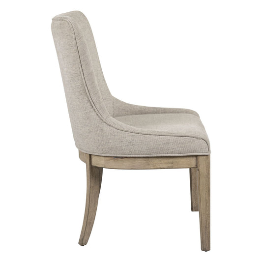 Proximity Place - Upholstered Side Chair (RTA) - Brown - Hornell Furniture Outlet