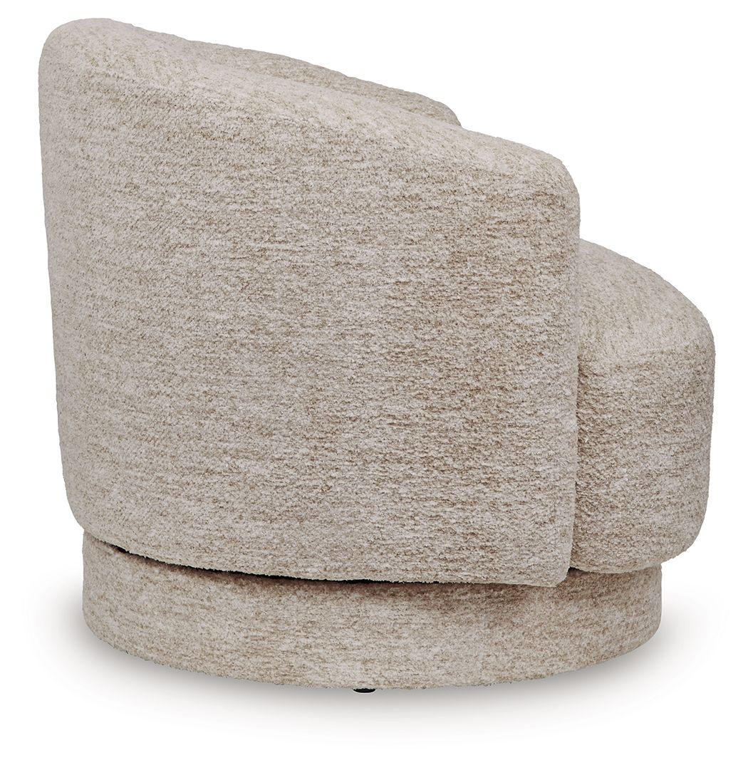 Wardsor - Stone - Swivel Chair - Hornell Furniture Outlet