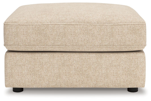 Seyler - Oversized Accent Ottoman - Sand - Hornell Furniture Outlet