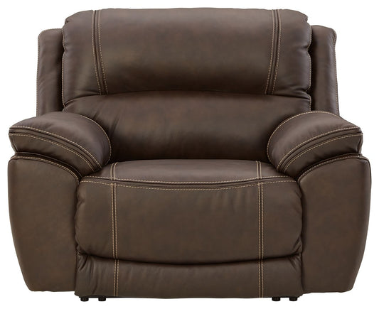 Dunleith - Chocolate - Zero Wall Recliner w/PWR HDRST - Hornell Furniture Outlet