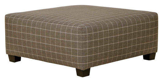 Lewiston - Cocktail Ottoman - Charcoal - Hornell Furniture Outlet