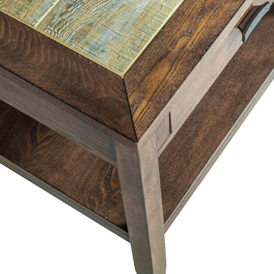 Mesa Valley - End Table - Dark Brown - Hornell Furniture Outlet
