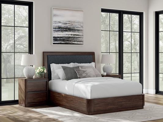 Dilenno - Upholstered Panel Bed - Hornell Furniture Outlet