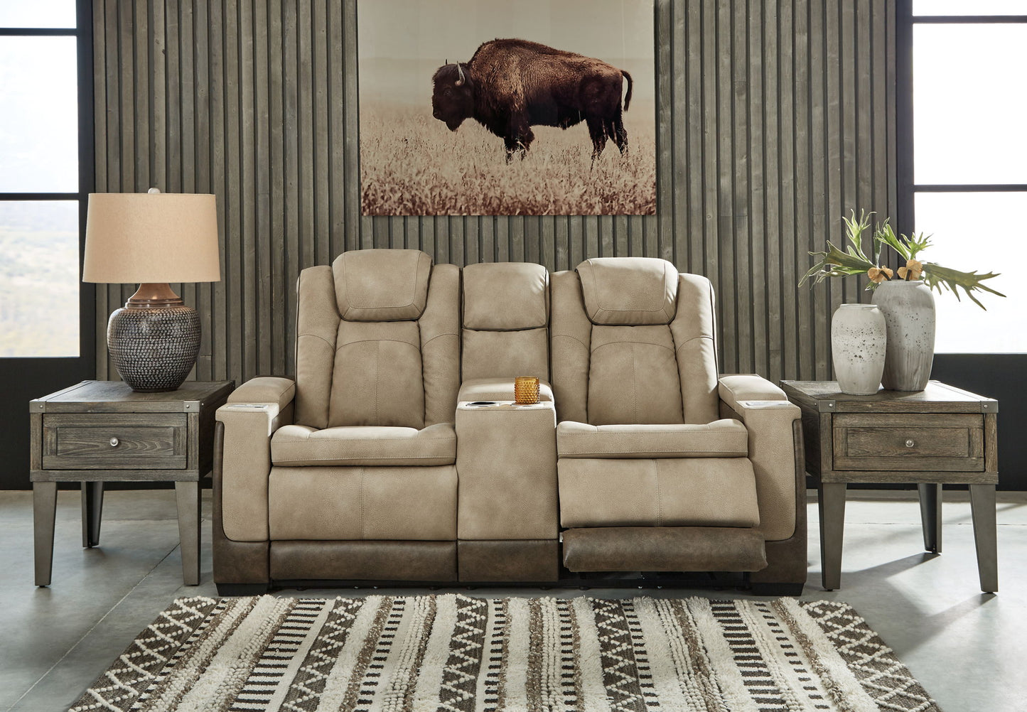 Next - Gen Durapella - Power Reclining Loveseat - Hornell Furniture Outlet