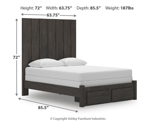 Fraluna - Panel Storage Bed - Hornell Furniture Outlet