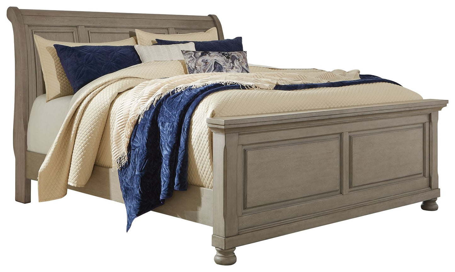 Lettner - Sleigh Bed Set - Hornell Furniture Outlet