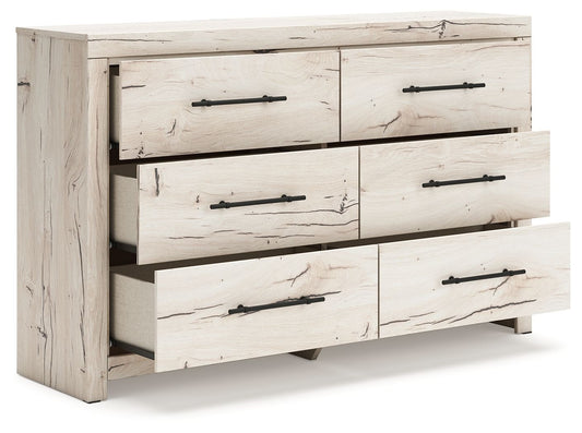 Lawroy - Light Natural - Six Drawer Dresser - Hornell Furniture Outlet