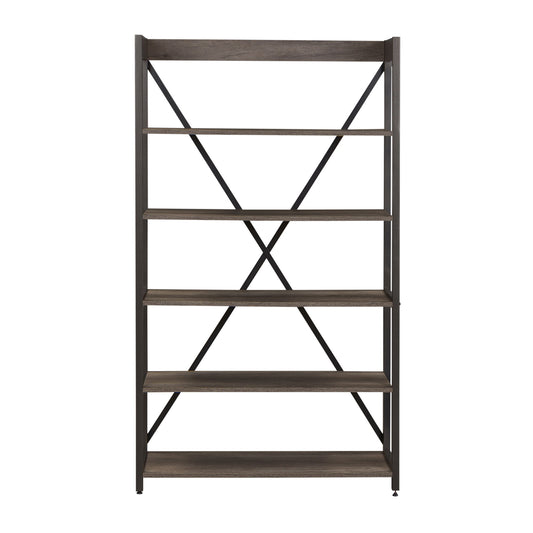 Tanners Creek - Bookcase - Dark Gray - Hornell Furniture Outlet