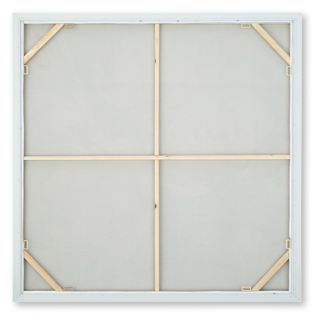 Parryville - Aqua / Pink - Wall Art - Hornell Furniture Outlet