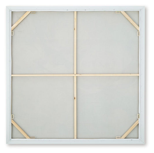 Parryville - Aqua / Pink - Wall Art - Hornell Furniture Outlet