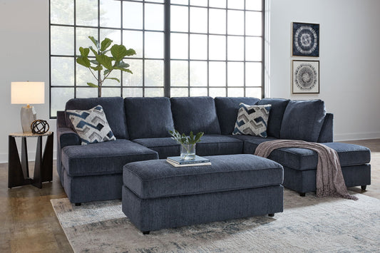 Albar Place - Sectional With Ottoman - Hornell Furniture Outlet