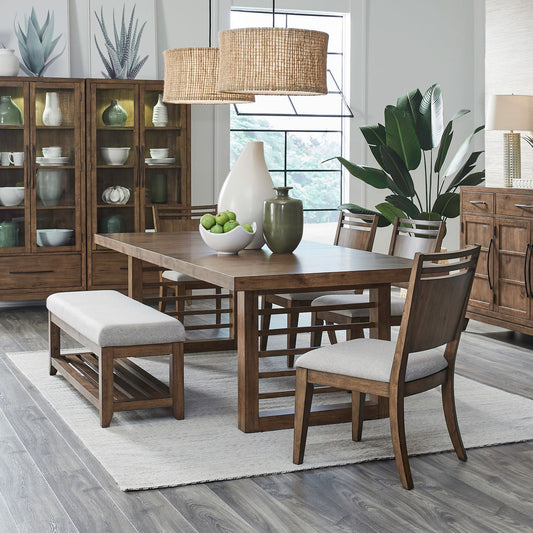 Shaker Lakes - Optional Double Pedestal Table Set - Hornell Furniture Outlet