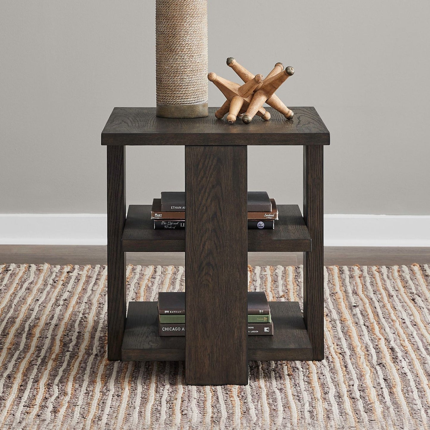 Harrison - End Table - Brown - Hornell Furniture Outlet