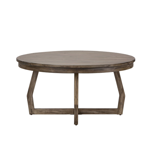 Hayden Way - Cocktail Table - Washed Gray - Hornell Furniture Outlet