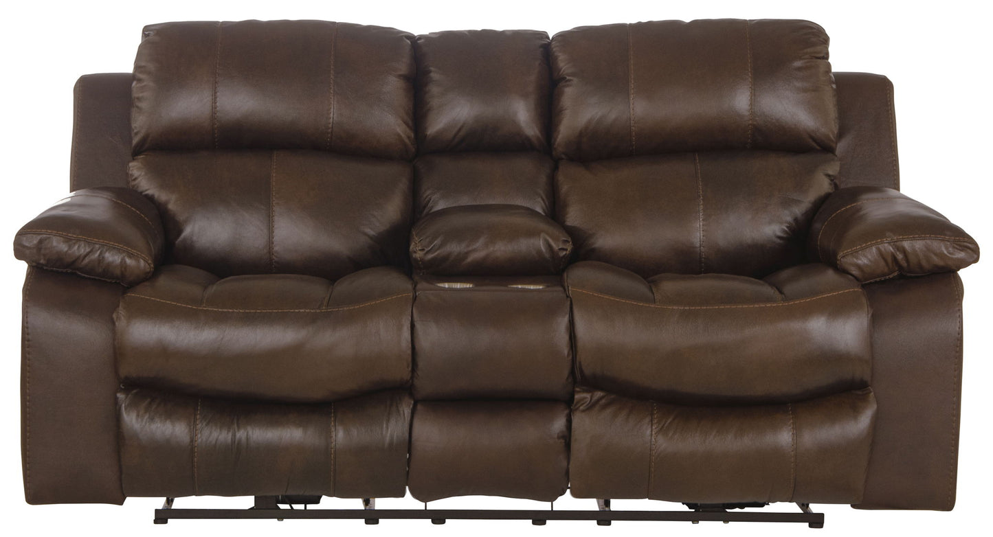 Positano - Reclining Console Loveseat - Hornell Furniture Outlet