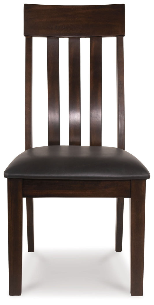 Haddigan - Dark Brown - Dining UPH Side Chair (Set of 2) - Hornell Furniture Outlet