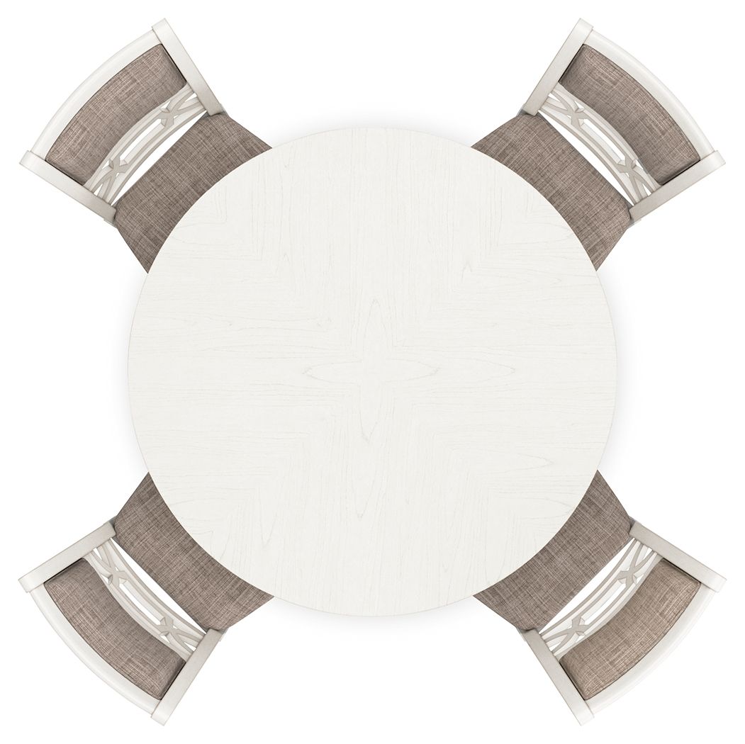 Erinberg - Antique White - Dining Room Table Set (Set of 5) - Hornell Furniture Outlet