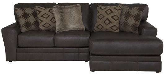 Denali - Italian Leather Match Sectional - Hornell Furniture Outlet