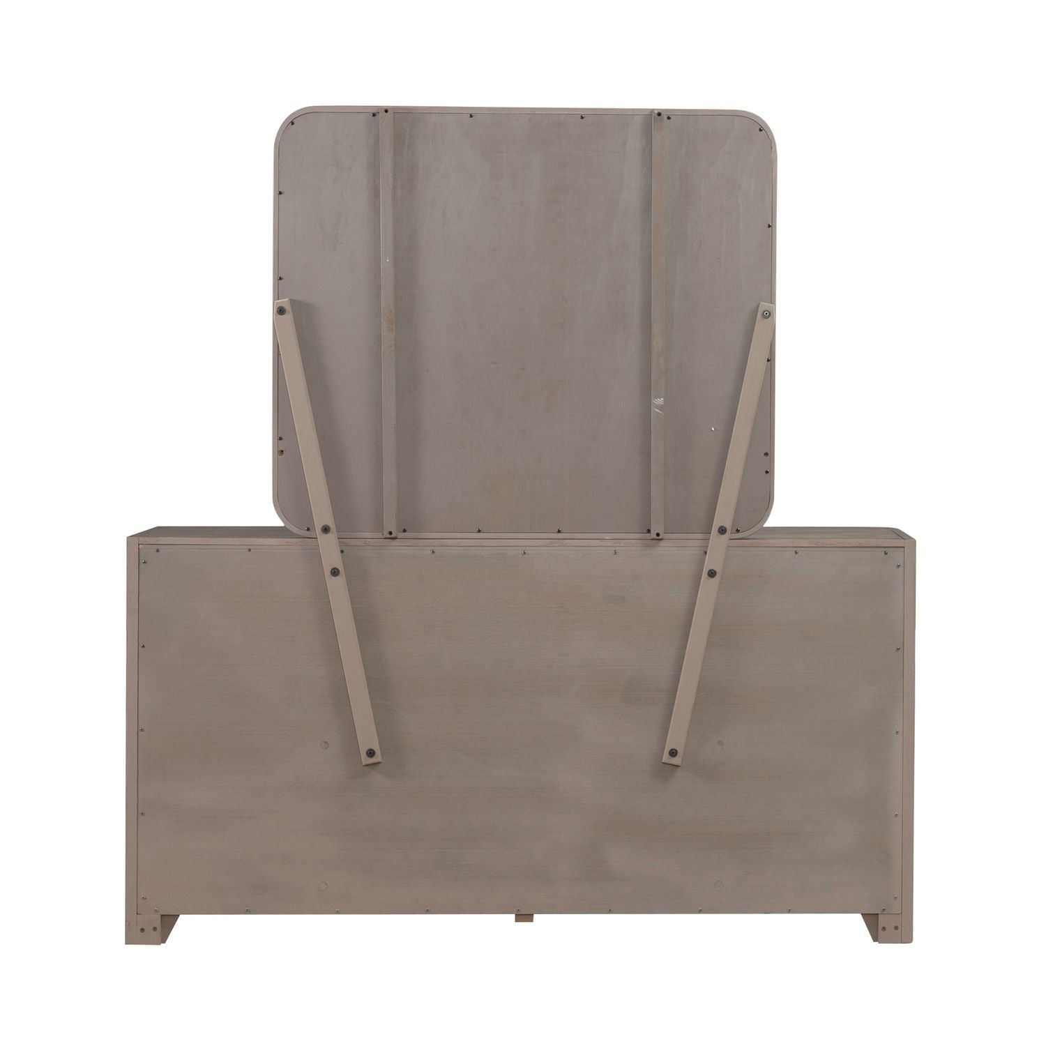 South Bend - Dresser & Mirror - Brown - Hornell Furniture Outlet