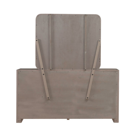 South Bend - Dresser & Mirror - Brown - Hornell Furniture Outlet