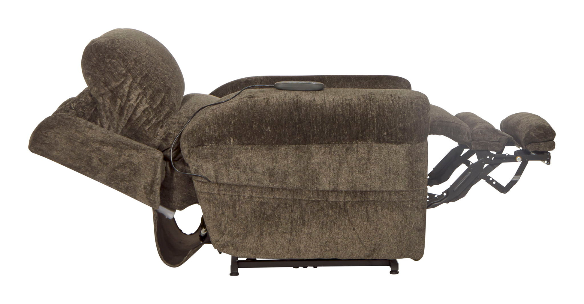 Warner - Power Headrest With Lumbar Power Lay Flat Recliner - Hornell Furniture Outlet