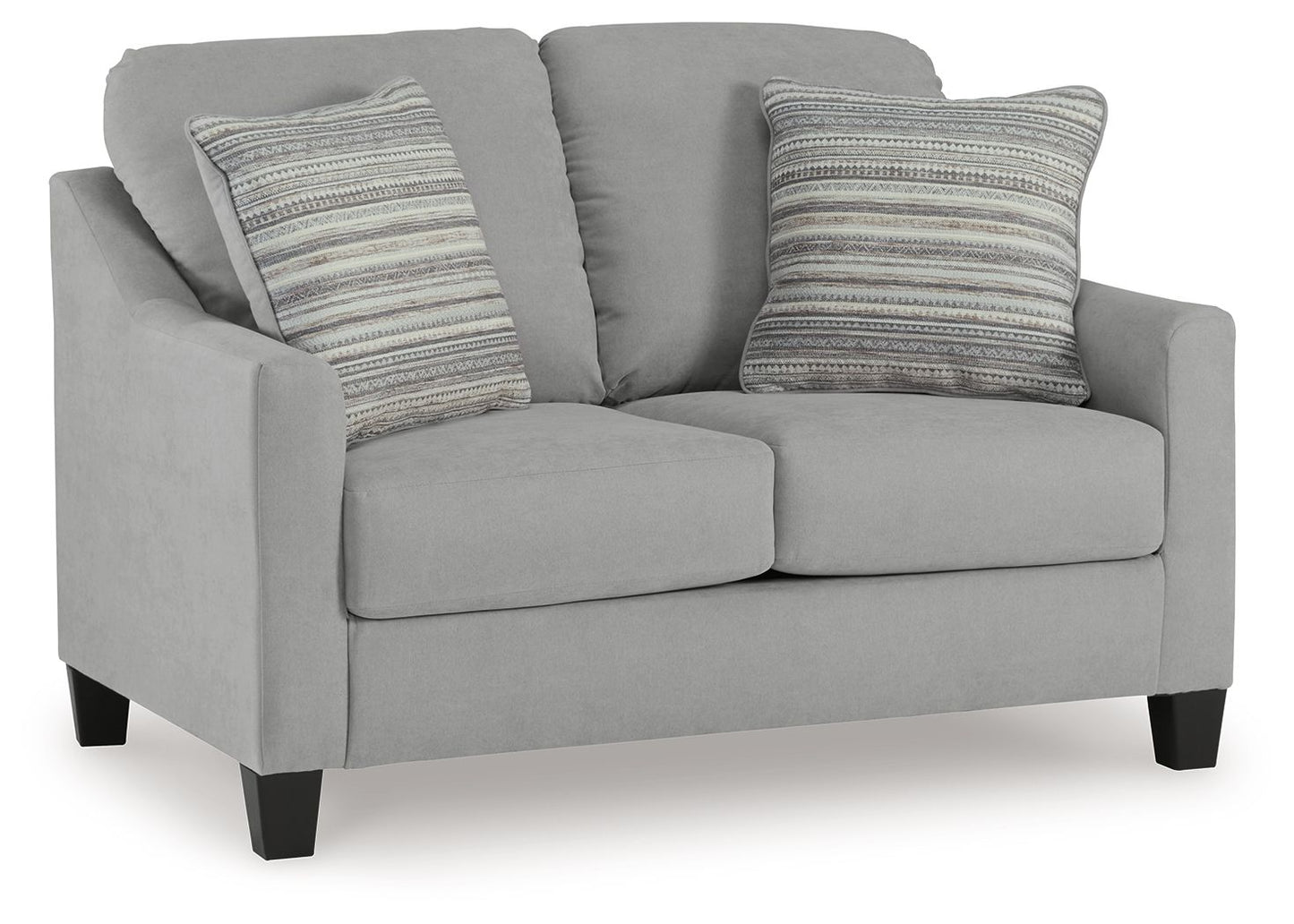 Adlai - Shadow - Loveseat - Hornell Furniture Outlet