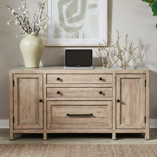 Proximity Place - Credenza - Barley Buff - Hornell Furniture Outlet