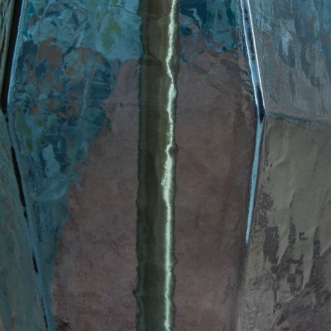 Tallow - Blue - Glass Table Lamp - Hornell Furniture Outlet