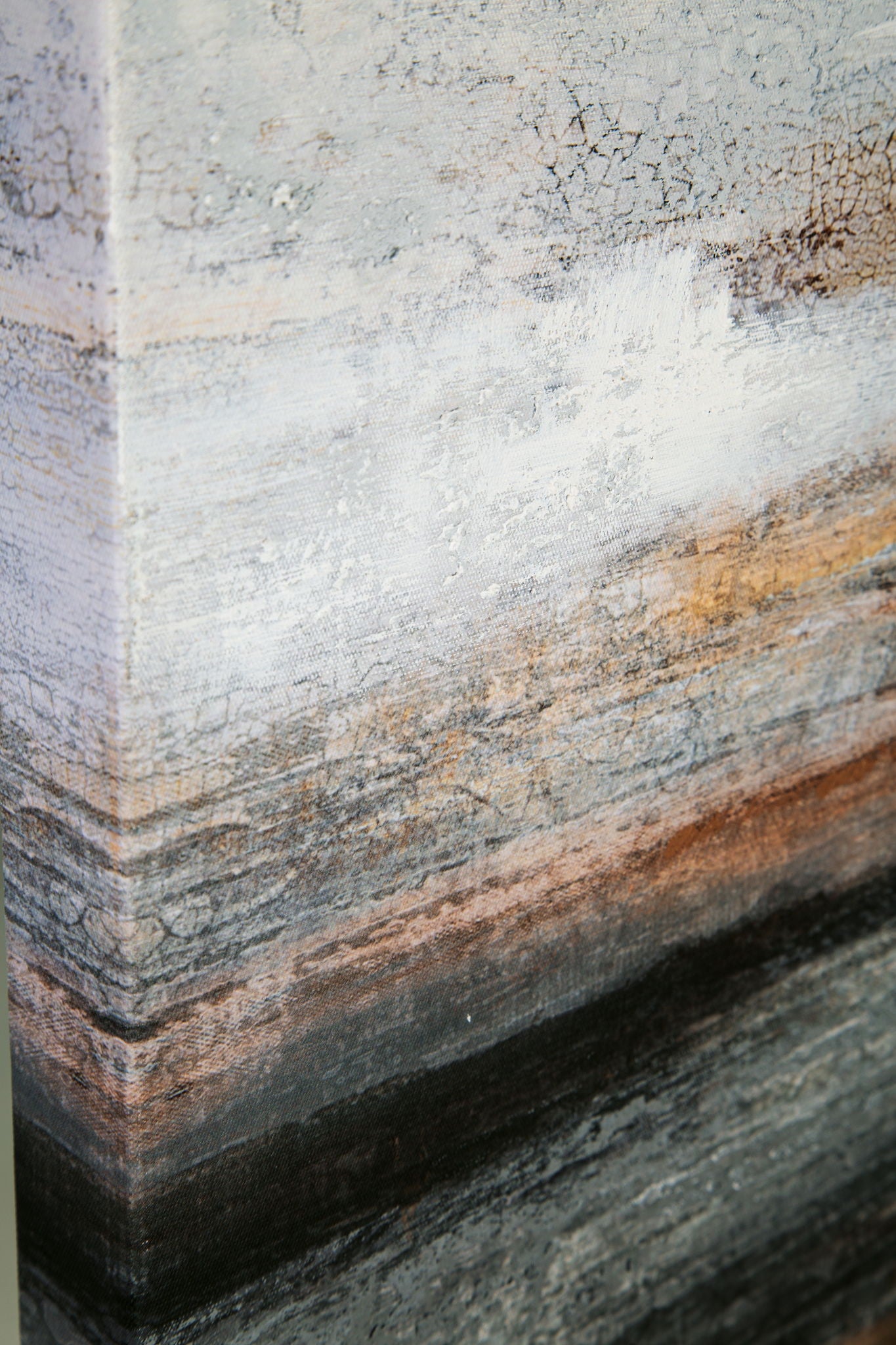 Weatheridge - Grey / Gold - Wall Art - Hornell Furniture Outlet