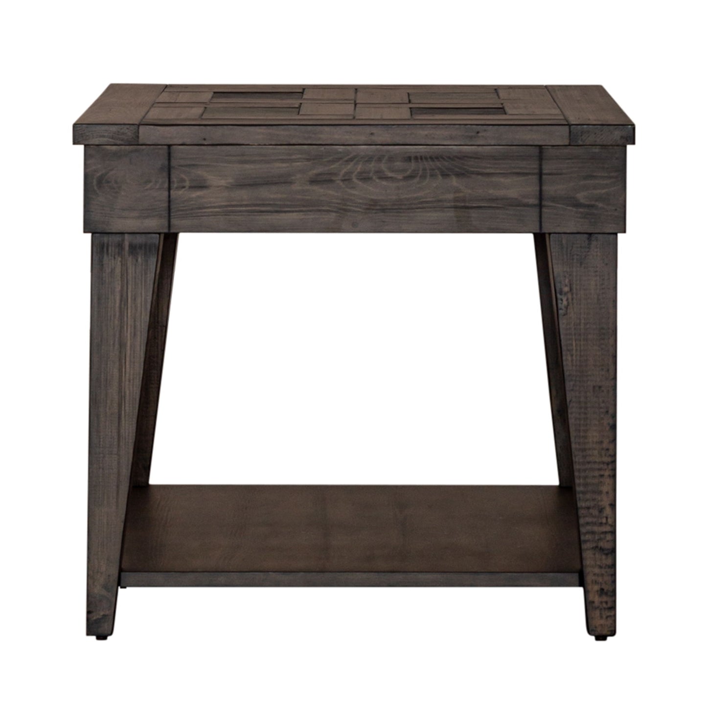 Arrowcreek - End Table - Dark Brown - Hornell Furniture Outlet
