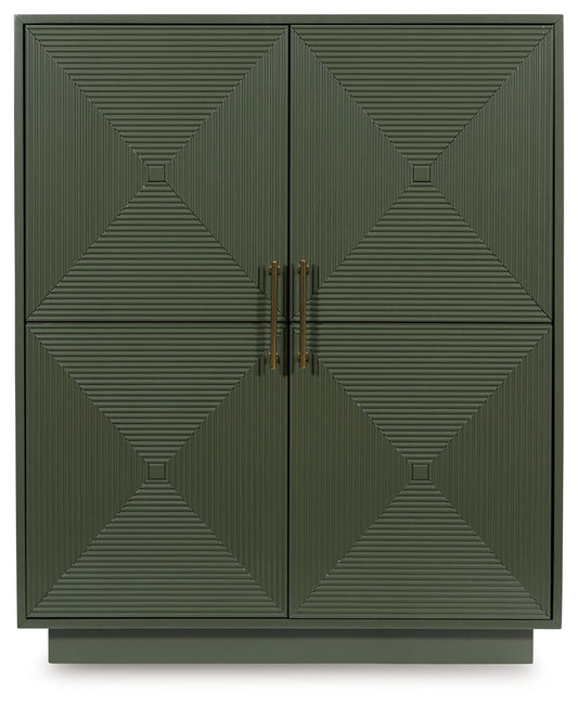 Geirwood - Dark Green - Accent Cabinet - Hornell Furniture Outlet