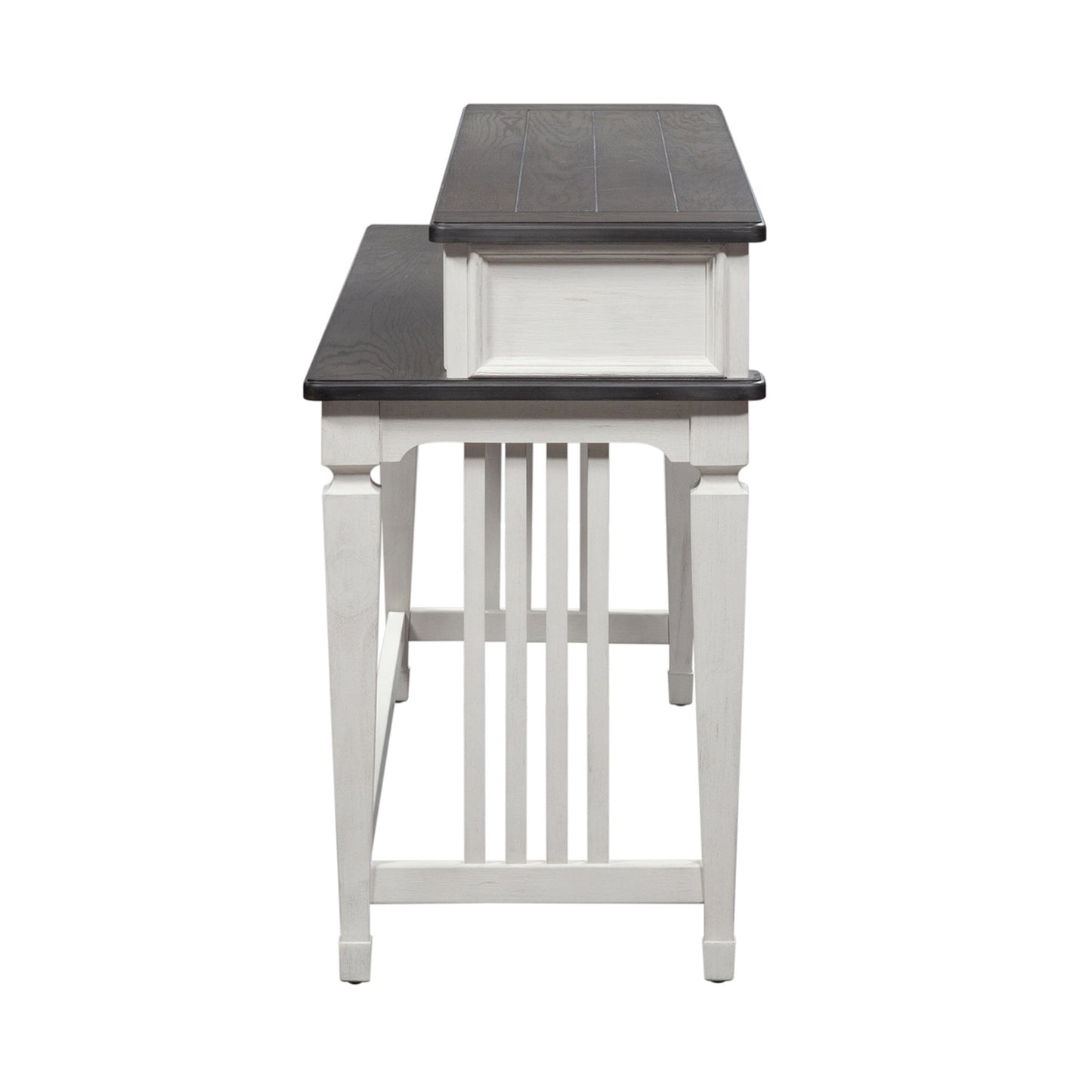 Allyson Park - Console Bar Table - White - Hornell Furniture Outlet