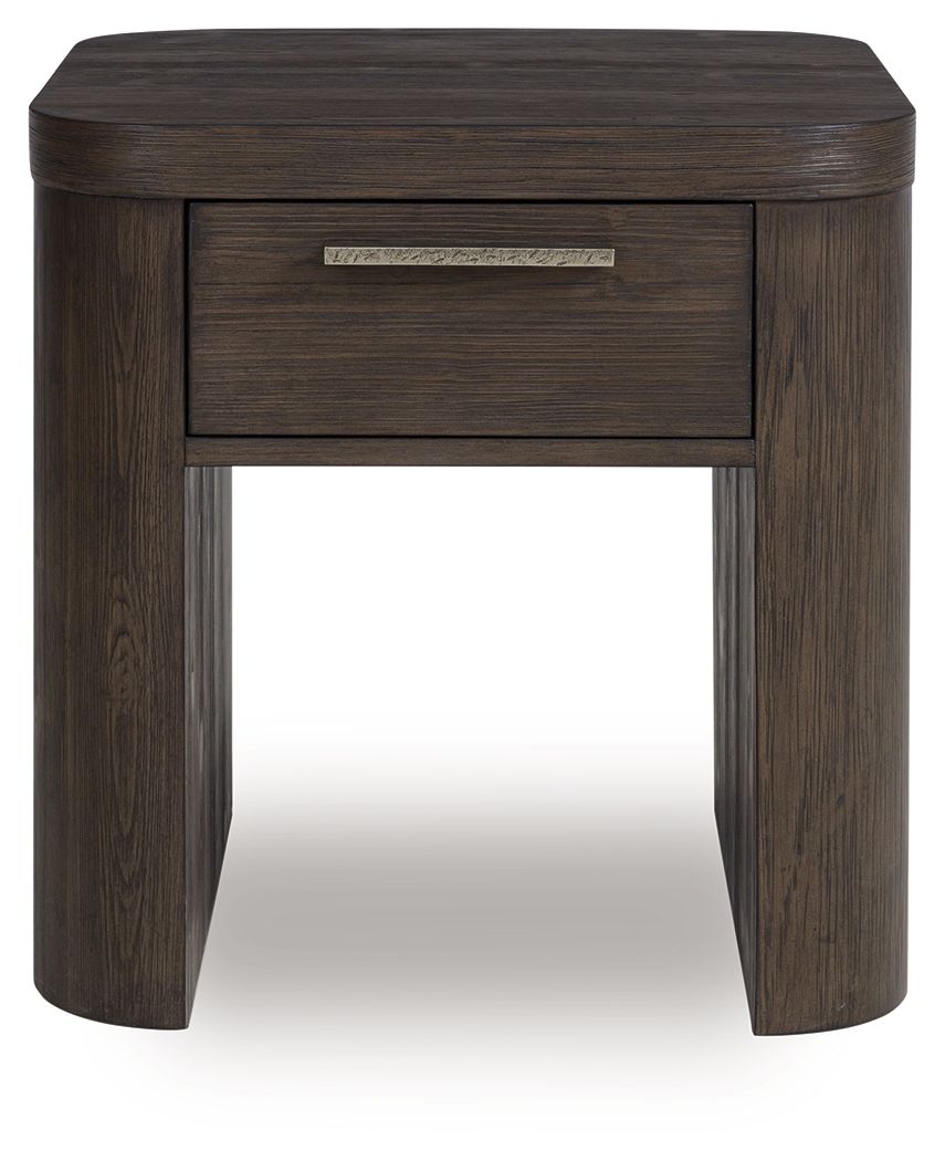 Neo - Rich Brown - Square End Table - Hornell Furniture Outlet