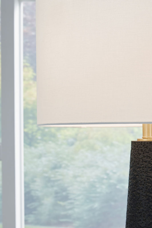 Hallburg - Black - Poly Floor Lamp - Hornell Furniture Outlet