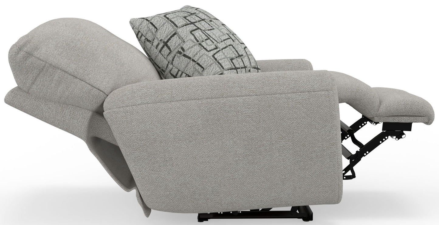 Maxwell - Power Deep Seat Lay Flat Recliner - Hornell Furniture Outlet