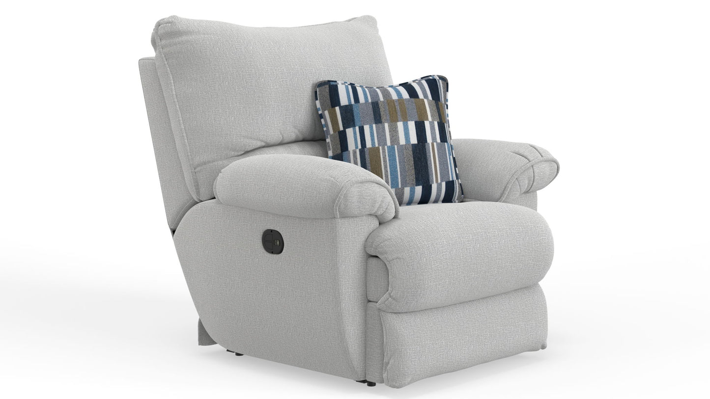 Lenny - Lay Flat Power Recliner - Hornell Furniture Outlet