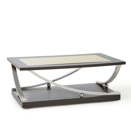Ramsey - Cocktail Table With Casters - Brown - Hornell Furniture Outlet