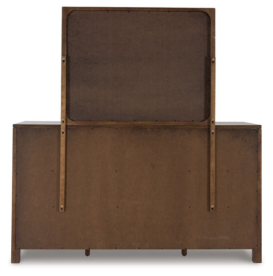 Cabalynn - Light Brown - Dresser And Mirror - Hornell Furniture Outlet