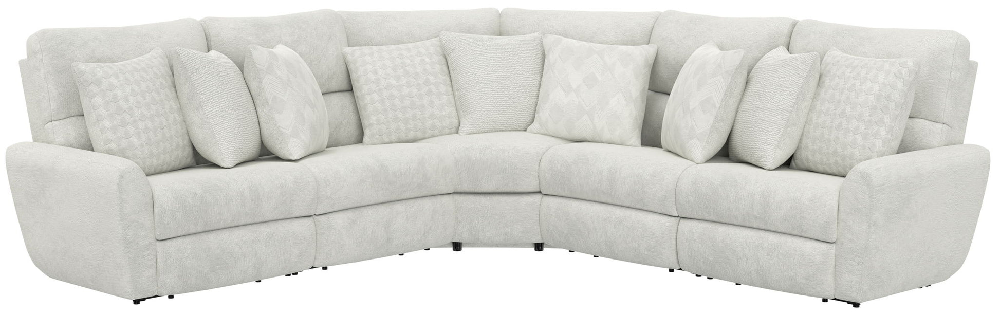 Majesty - Deep Seating Power Reclining Sectional - Hornell Furniture Outlet