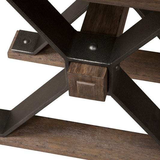 Sonoma Road - Chair Side Table - Weathered Beaten Bark