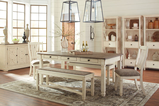 Bolanburg - Rectangular Dining Room Table - Beige - Hornell Furniture Outlet