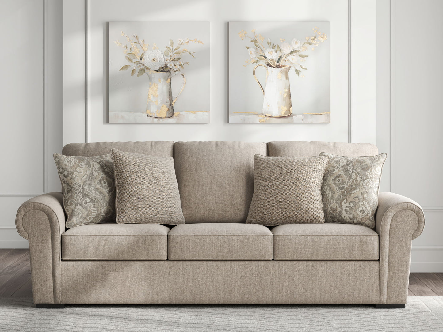 Sararose - Sofa - Heather - Hornell Furniture Outlet