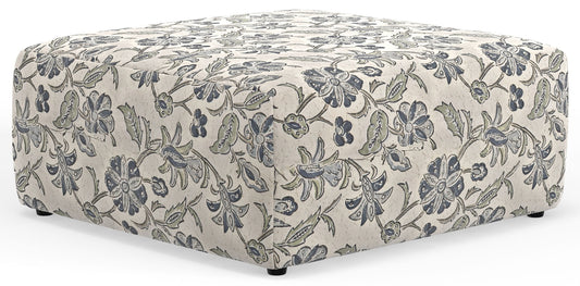Stockbridge - Cocktail Ottoman - Denim - Hornell Furniture Outlet