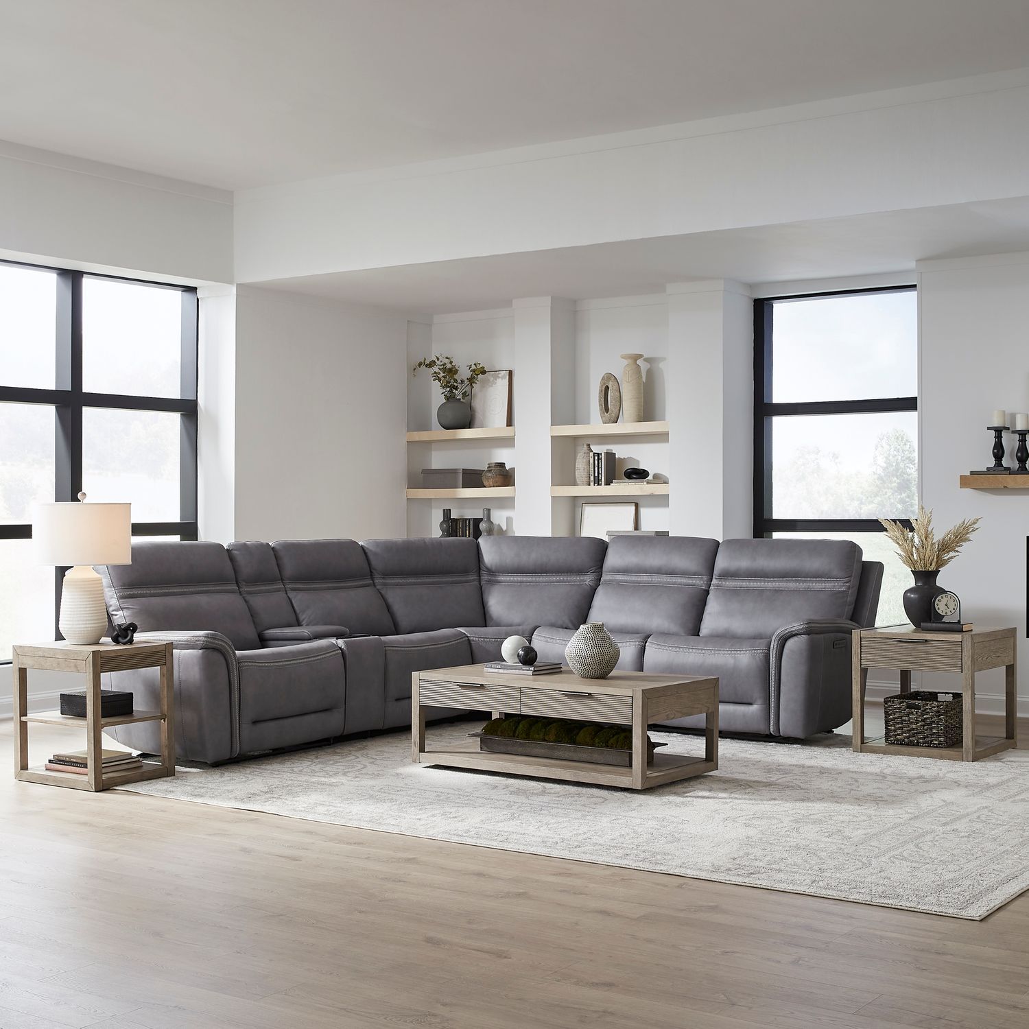 Cooper - 6 Piece Sectional - Hornell Furniture Outlet