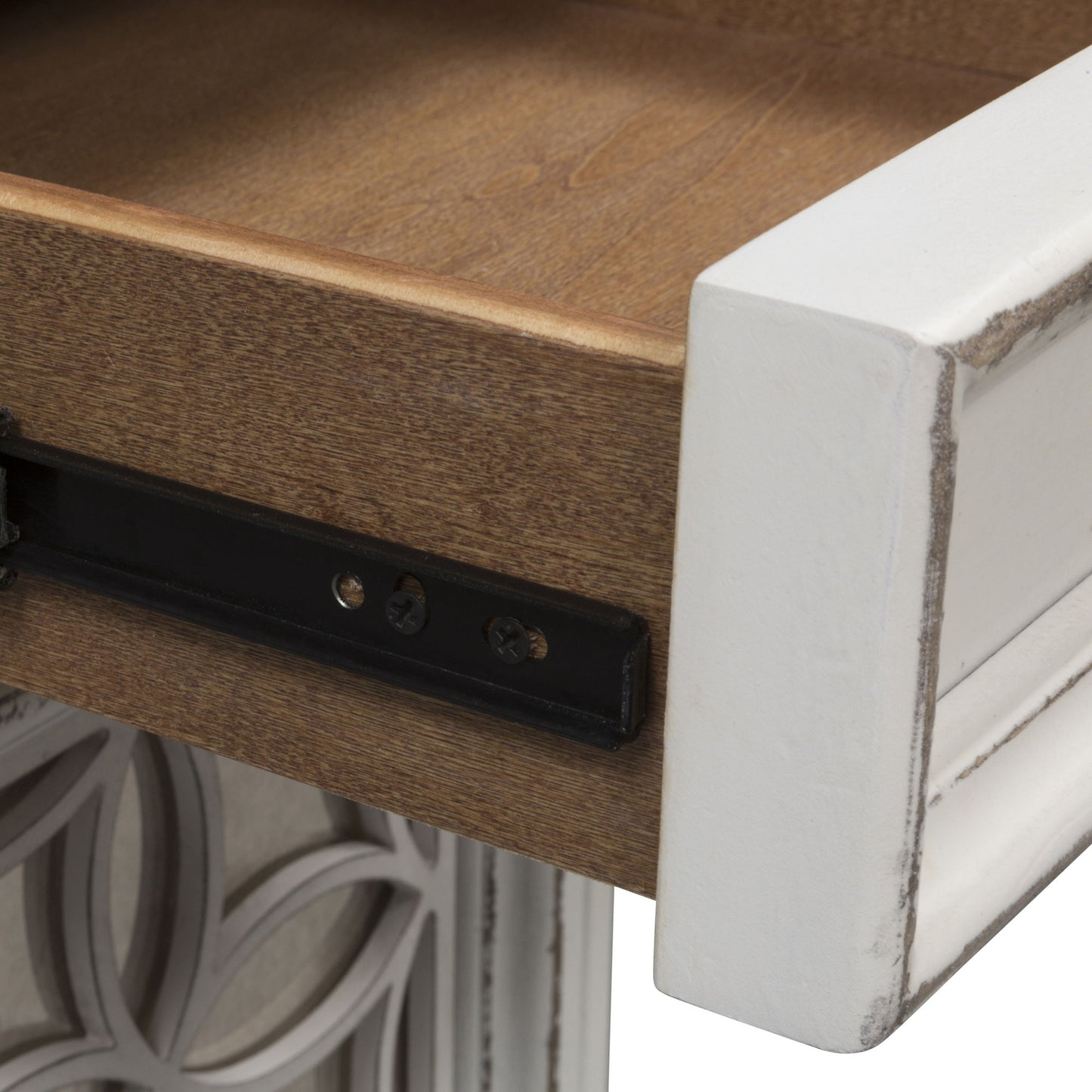 Magnolia Manor - Chair Side Table - White - Hornell Furniture Outlet