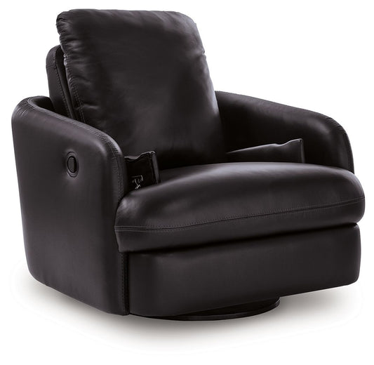 ModMax II - Swivel Glider Recliner - Black - Hornell Furniture Outlet