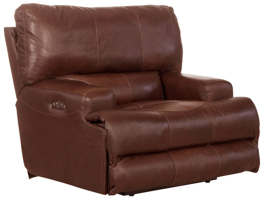 Wembley - Power Headrest Power Lay Flat Recliner - Hornell Furniture Outlet