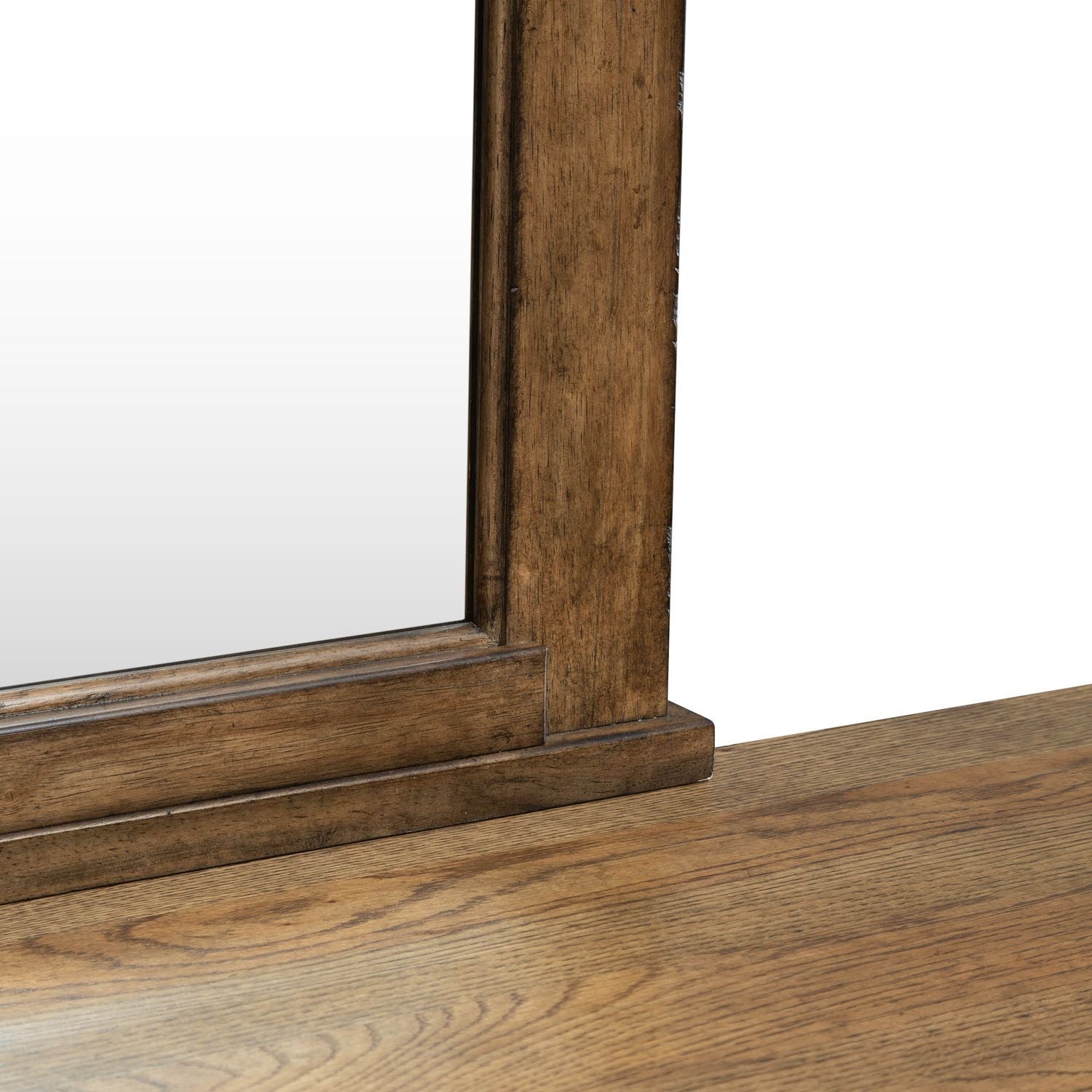 Carolina Park - Dresser & Mirror - Brown - Hornell Furniture Outlet