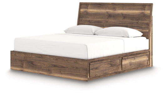 Chirason - Panel Bed With Storage - Hornell Furniture Outlet