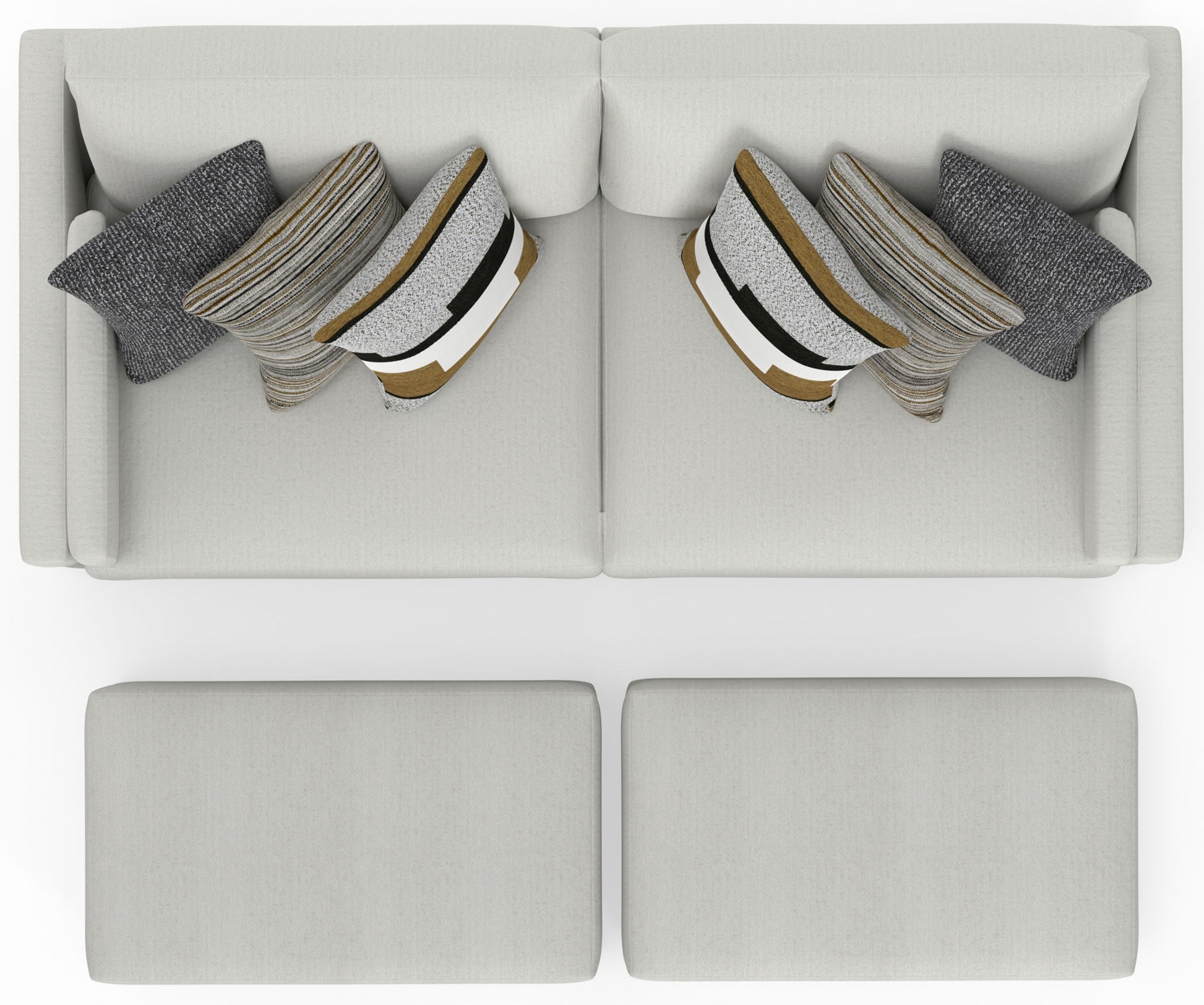 Trevor - Extra Deep Oversized Sofa With Included Storage Cocktail Ottoman - Hornell Furniture Outlet